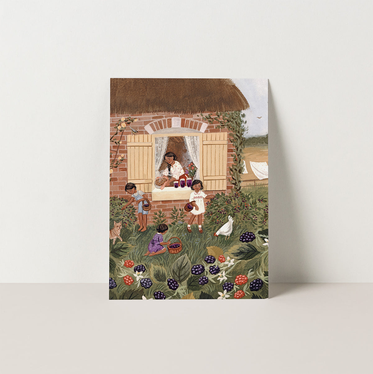 BRAMBLEPATCH COTTAGE postcard