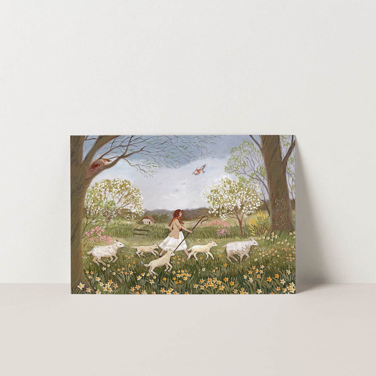 GREEN PASTURES postcard