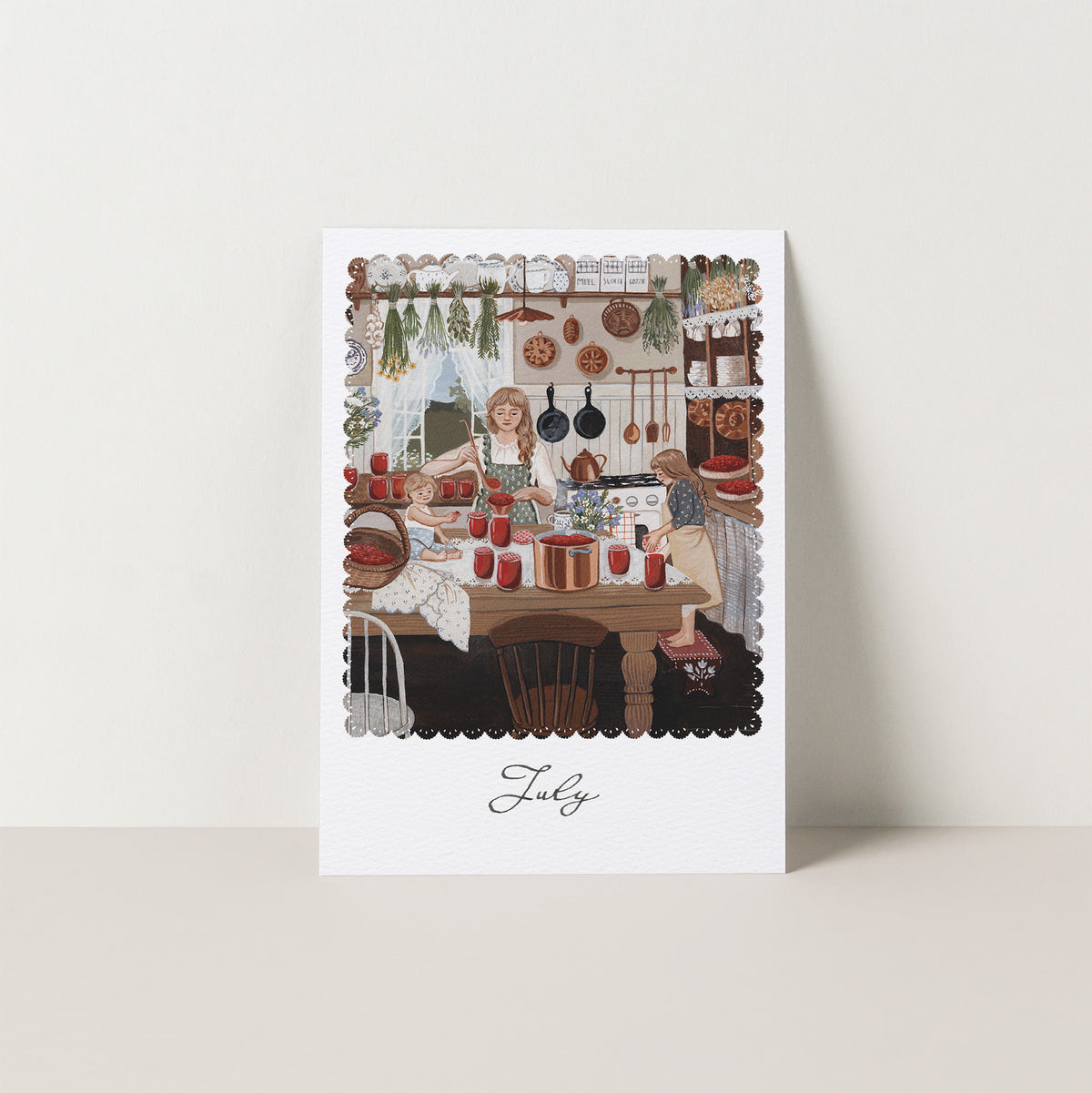 JULY seasonal postcard from MOMENTS WE KEEP