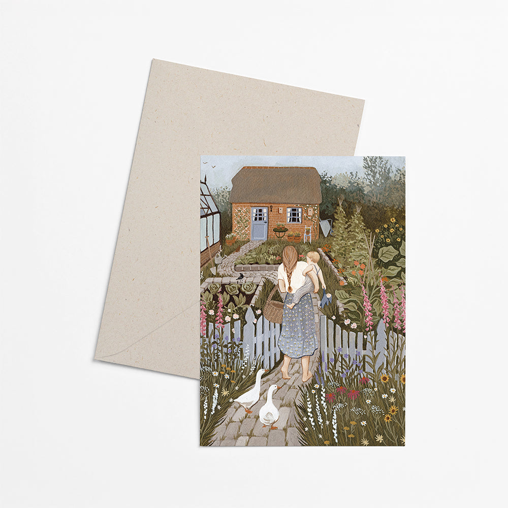 JUNE greeting card