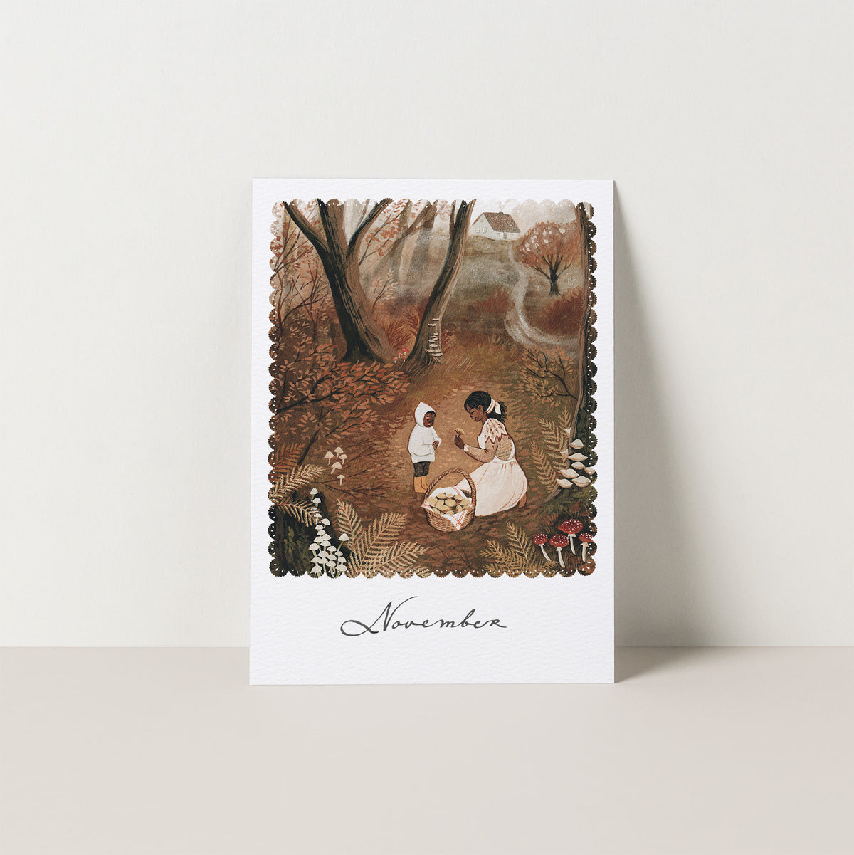 NOVEMBER seasonal postcard from MOMENTS WE KEEP