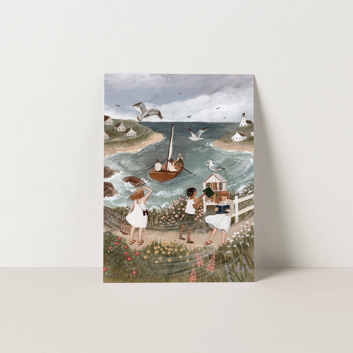 SEASIDE postcard