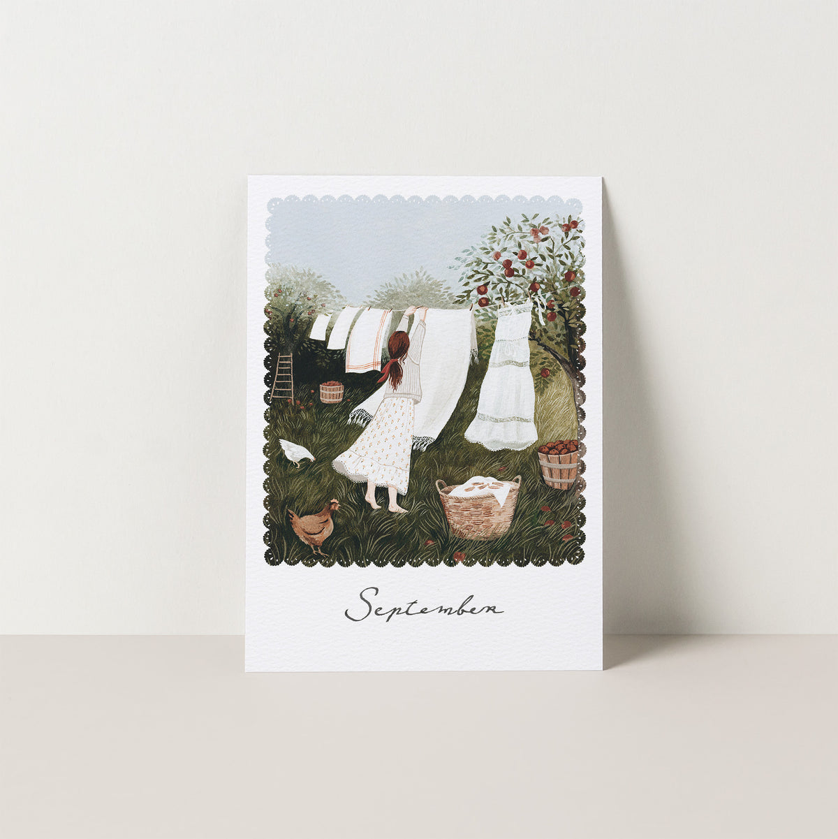SEPTEMBER seasonal postcard from MOMENTS WE KEEP