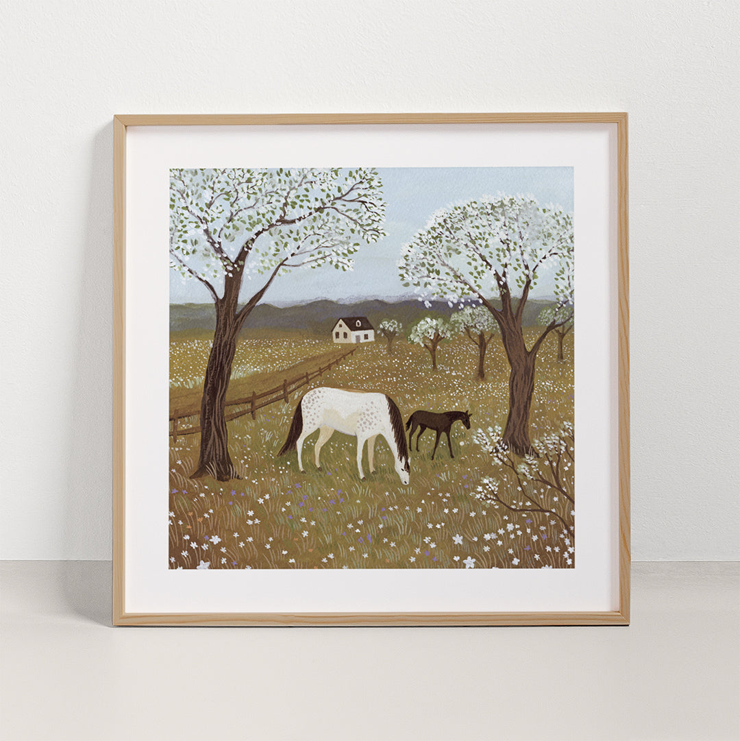 SPRING FROLIC Print
