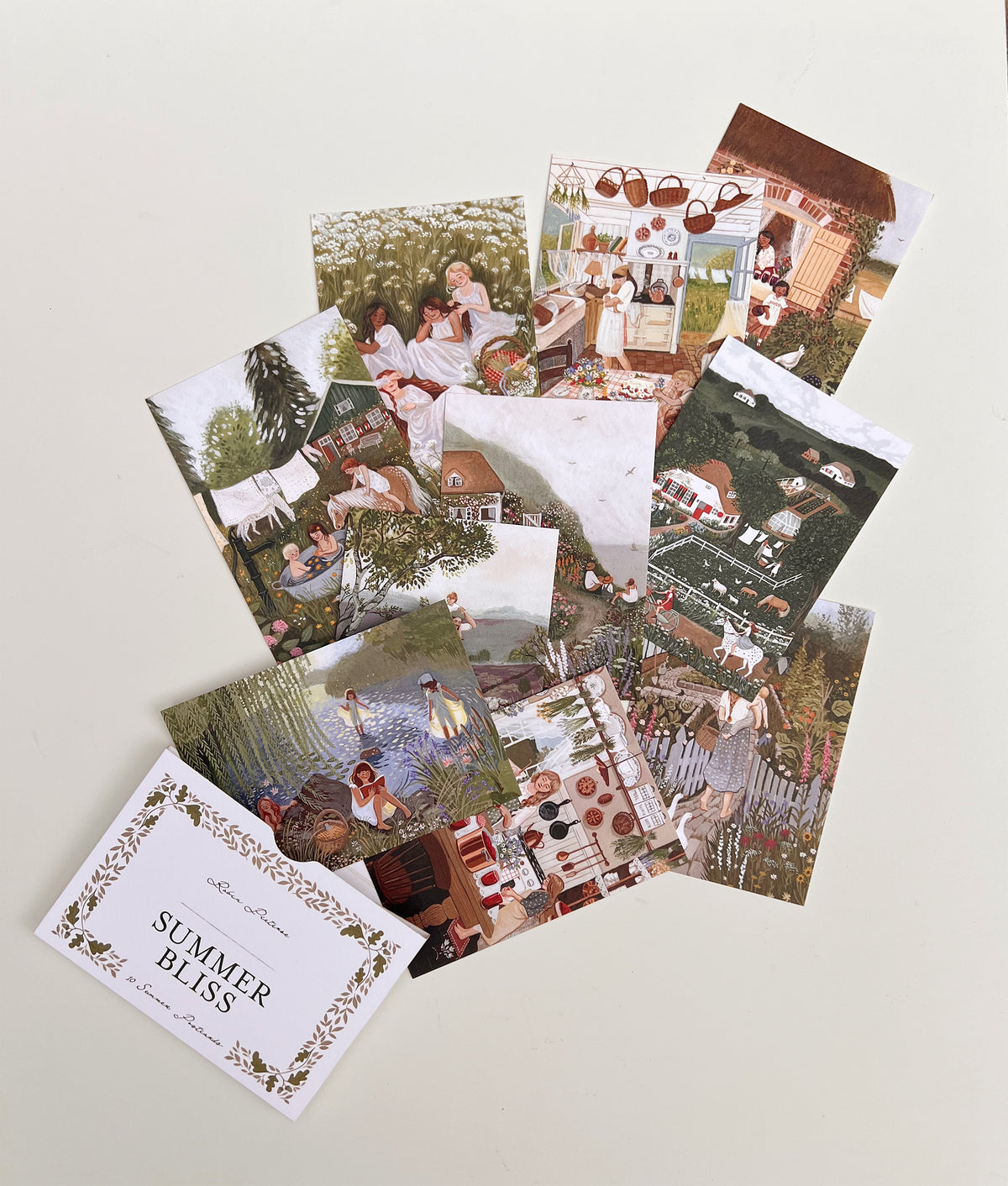 SUMMER BLISS postcard set