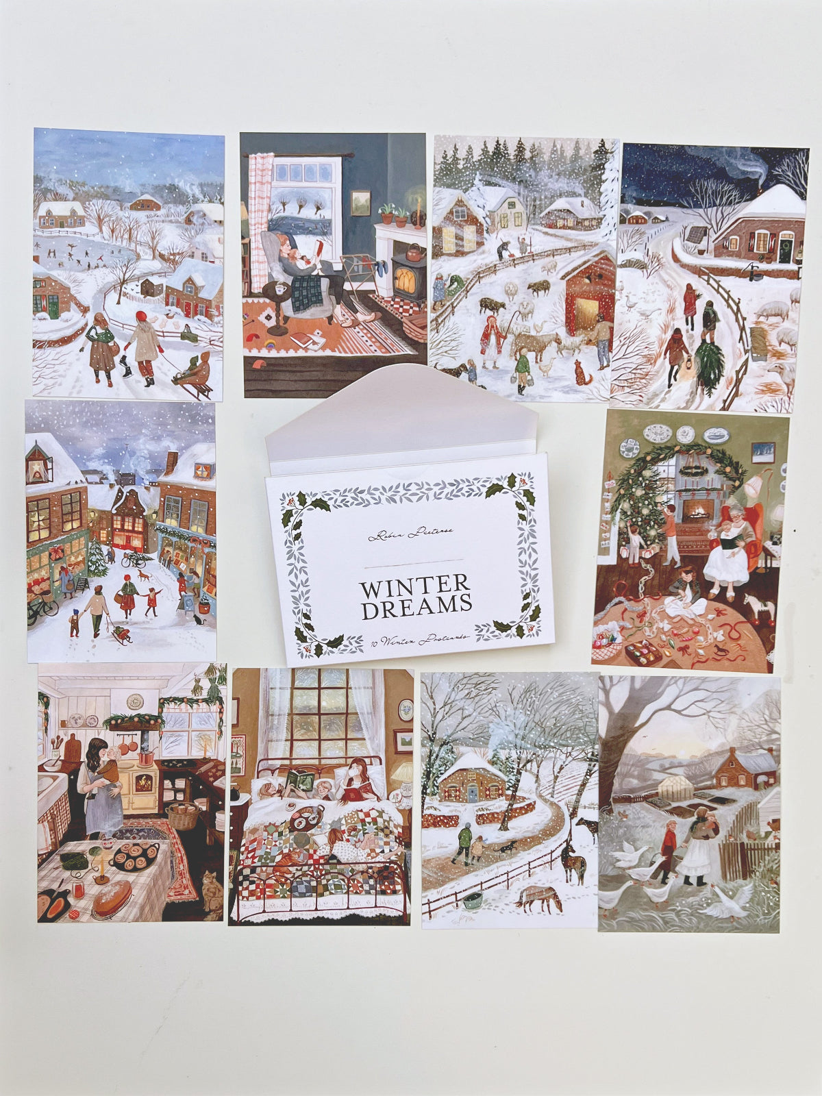 WINTER DREAMS postcard set