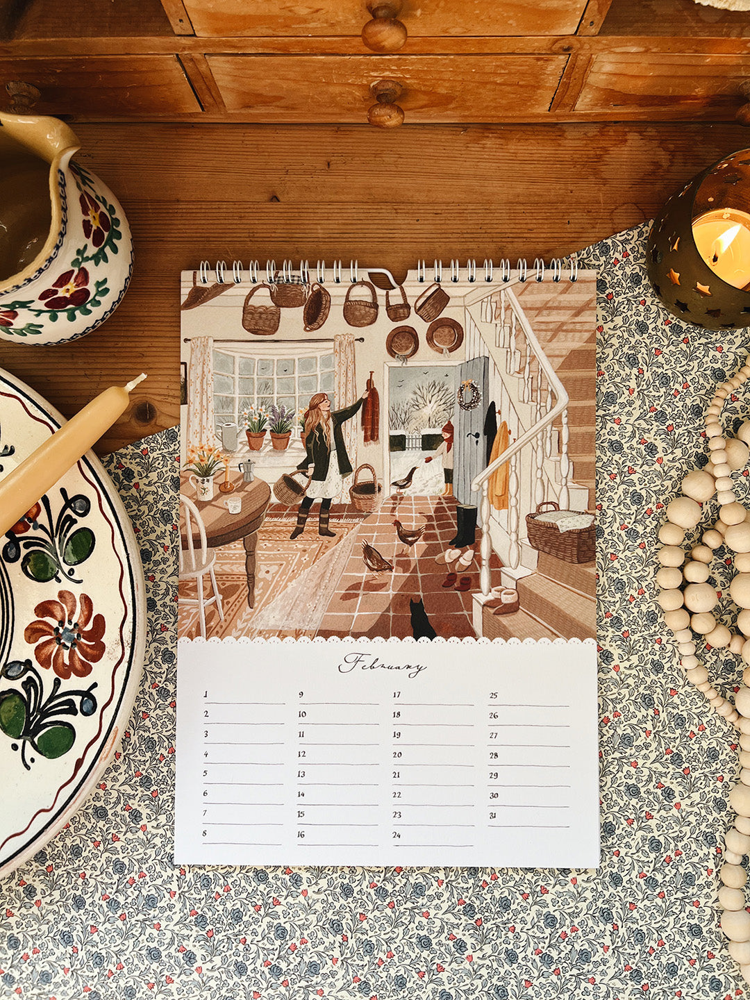 HOME AND HEARTH birthday calendar