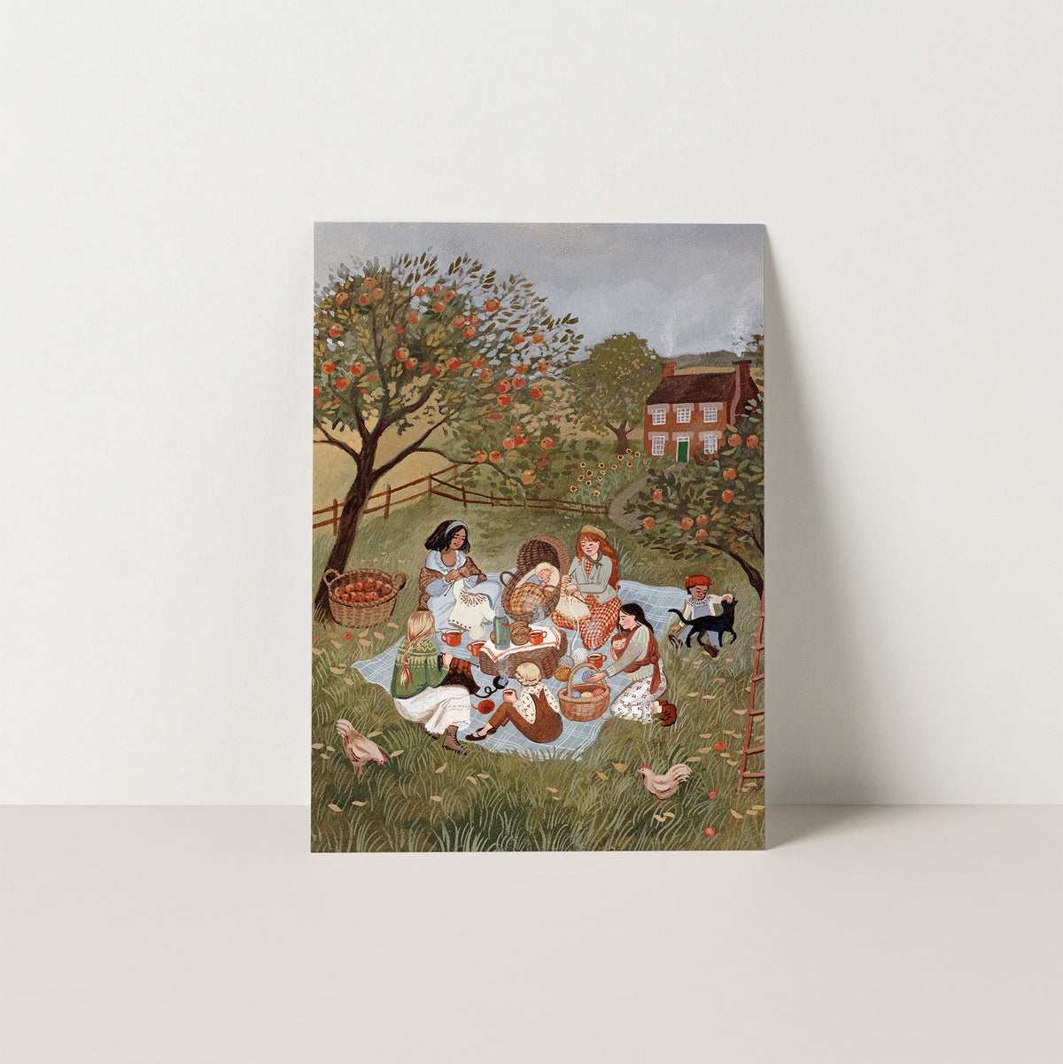 INTERWOVEN postcard