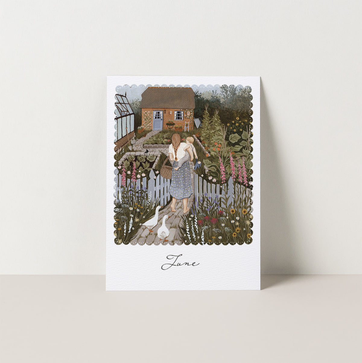 JUNE seasonal postcard from MOMENTS WE KEEP
