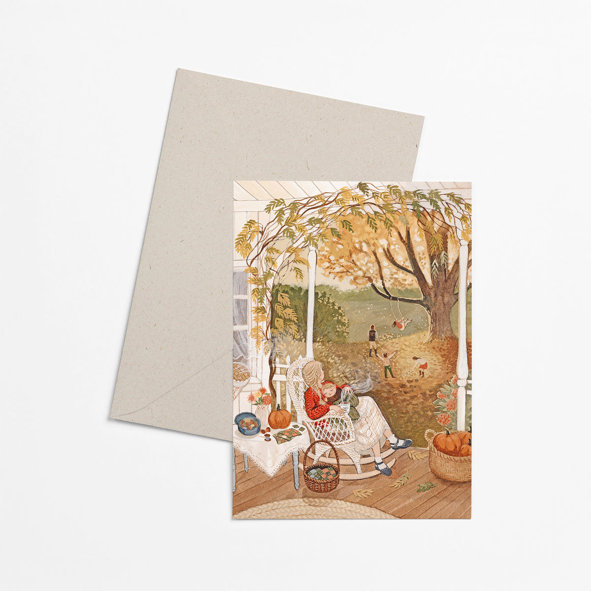 PUMPKIN SPICE greeting card