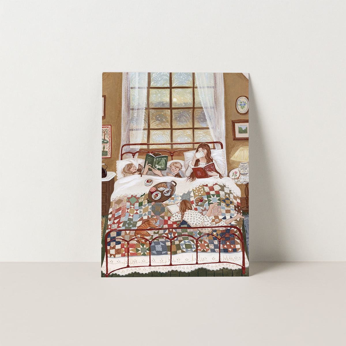 WINTER NEST postcard