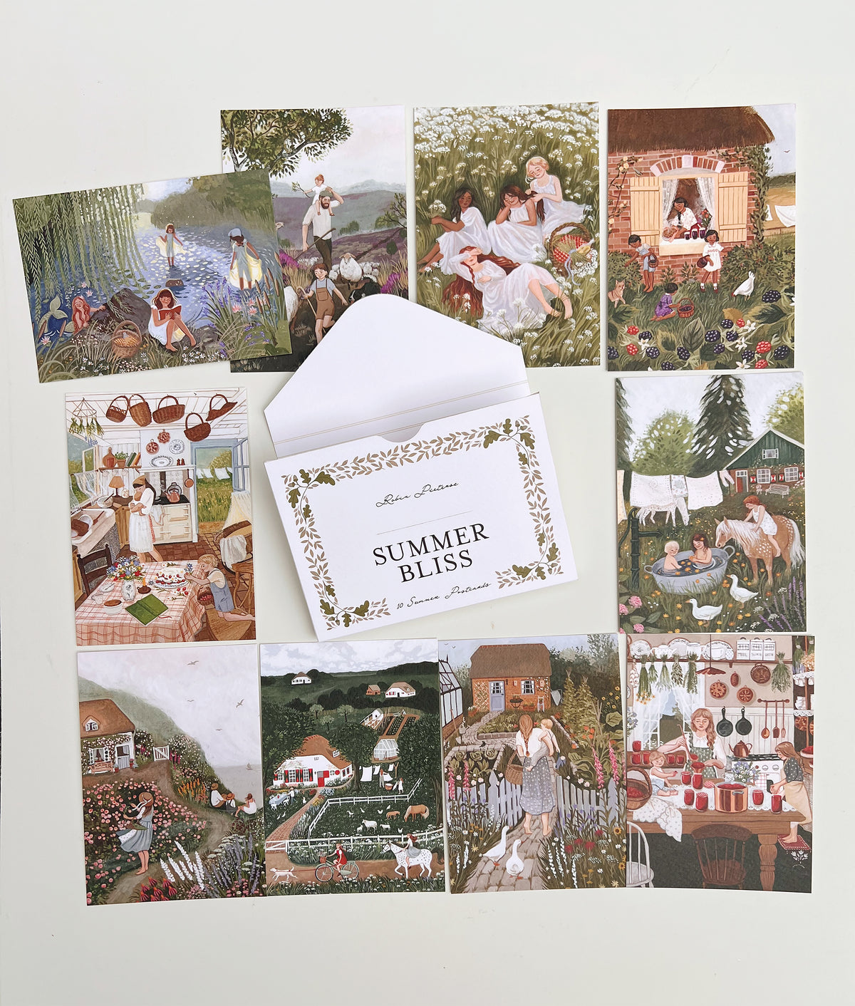 SUMMER BLISS postcard set