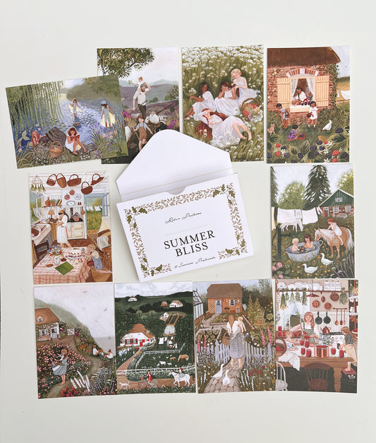 SUMMER BLISS postcard set